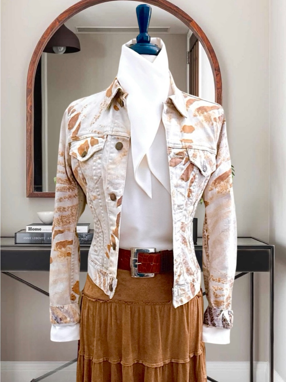 Ralph Lauren Denim Supply Graphic Jean Jacket Western Ranch Cowboy Preppy Polo